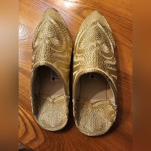 sheepskin women's Moroccan Babouche slippers